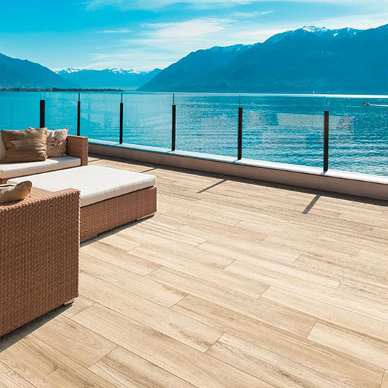 Daltile Saddle Brook XT 6 in. x 36 in. Glazed Porcelain Floor Tile - Oak Trail XT