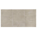 Daltile - Scripter 12 in. x 24 in. Glazed Porcelain Floor Tile - Hero Matte Grid