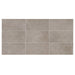 Daltile - Scripter 12 in. x 24 in. Glazed Porcelain Floor Tile - Mentor Matte Grid