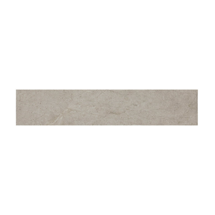 Daltile - Scripter 3 in. x 24 in. Glazed Porcelain Floor Bullnose Tile- Mentor Matte