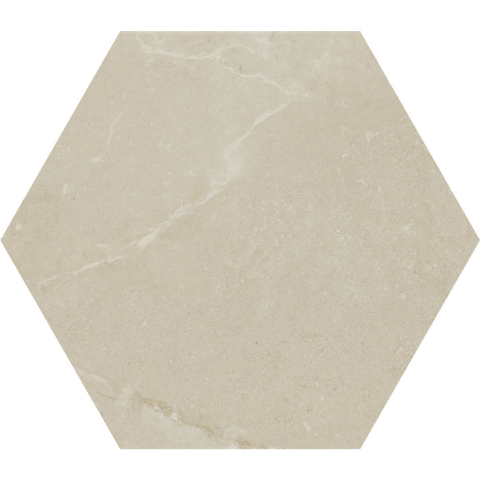 Daltile - Scripter 8 in. Hexagon Glazed Porcelain Floor Tile - Hero Matte