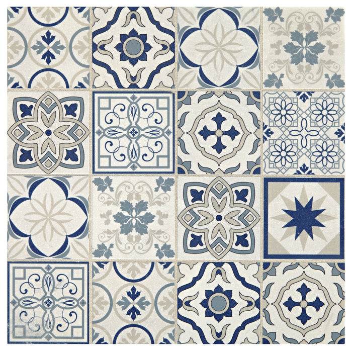 Daltile - Sublimity Encaustic Tile - Mindful Sequence SB63