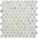 Daltile Uptown Glass 1 in. x 1 in. Hex Glass Mosaic - Carrara