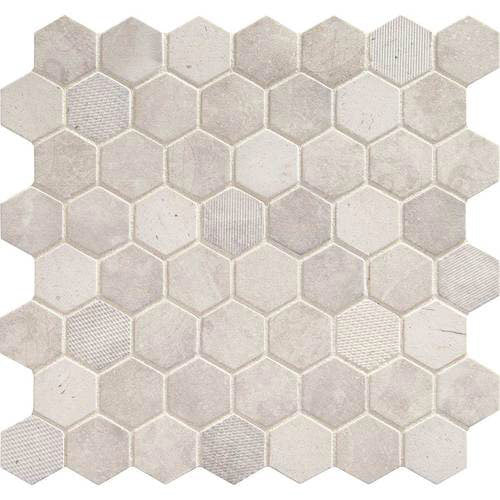 Daltile Vintage Hex Wisdom White