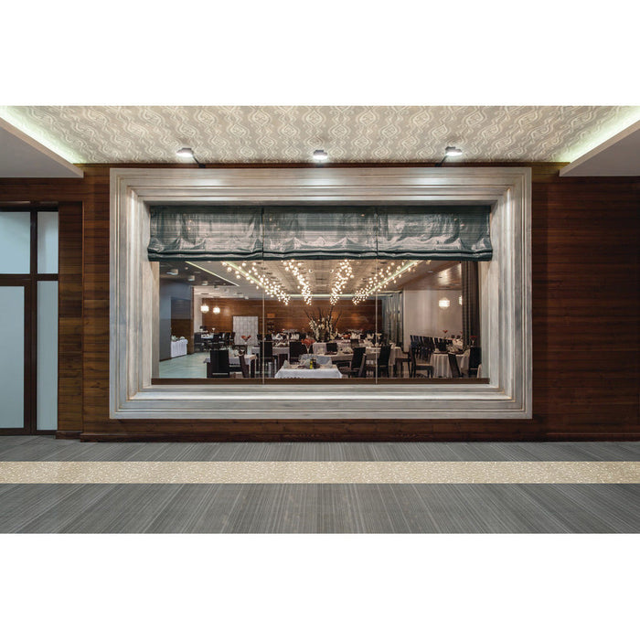 Daltile Fabric Art 12 in. x 24 in. Modern Linear - Room Scene