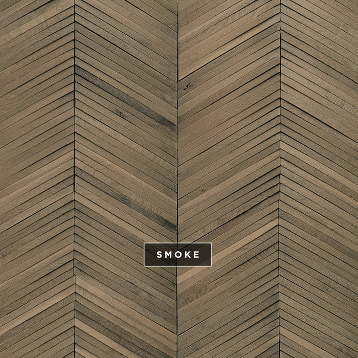 DuChateau - Arc Chevron Wall Coverings - Smoke