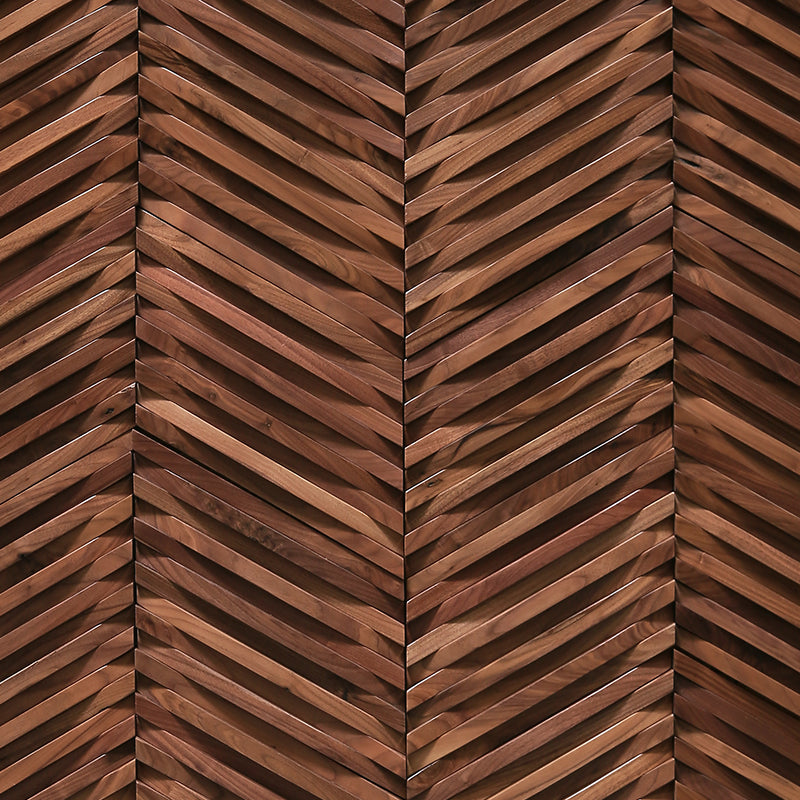 ア*ル様 ウッドスタンド（Walnut製）四角300×180㎜ (高：280㎜) DuChateau-CurvaChevron-Wall-