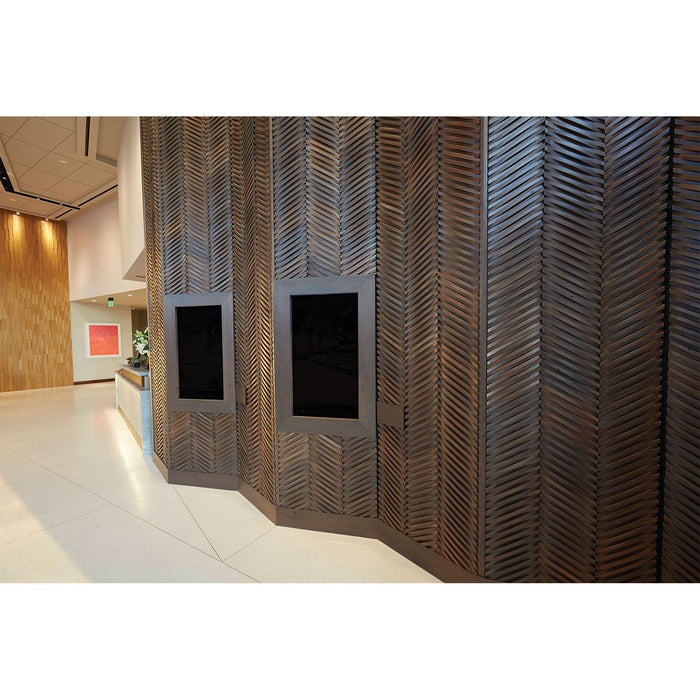 DuChateau - Curva Chevron Wall Coverings - American Walnut — Floorzz