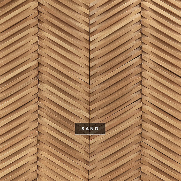 DuChateau - Curva Chevron Wall Coverings - Sand