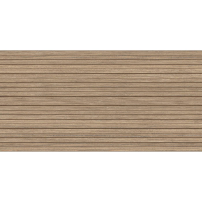 Durstone - Osaka Collection - 24 in. x 48 in. Wall Tile - Nut