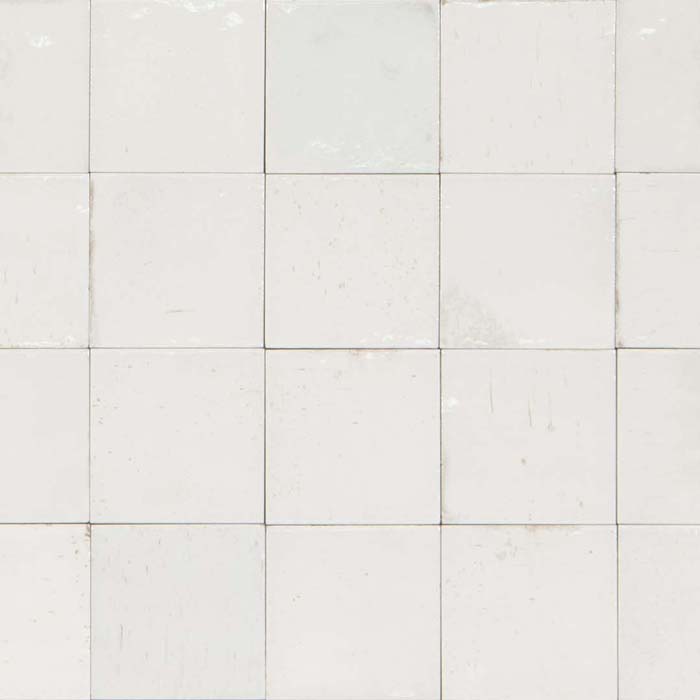 Tesoro - Gleeze Series - 4 in. x 4 in. - Bianco