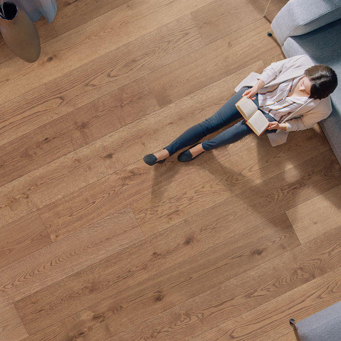 Eagle Creek - Artisan Cut Collection - Engineered Hardwood - Brass Lathe Room Scene 2