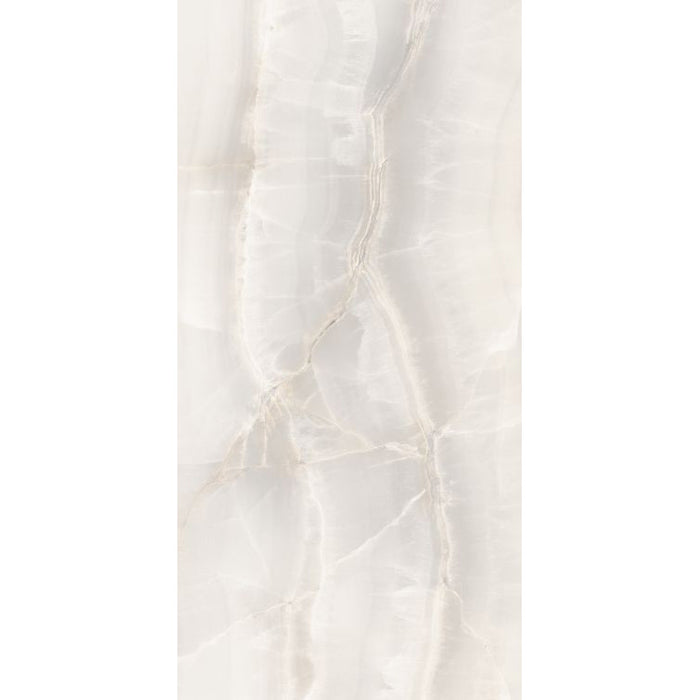 Elysium - Akoya Series - 12 in. x 24 in. Matte Rectified Porcelain Tile - White