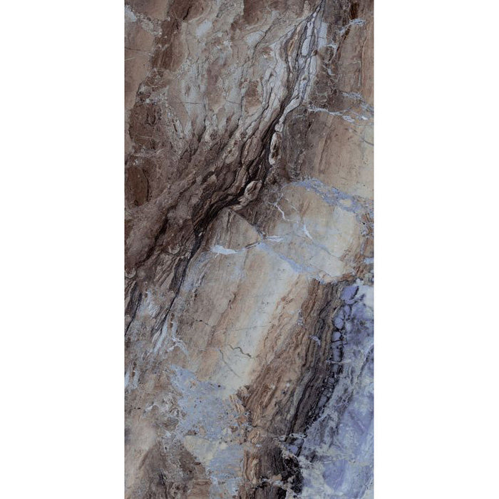  Elysium - Mystic 12 in. x 24 in. Polished Rectified Porcelain Tile - Ocean