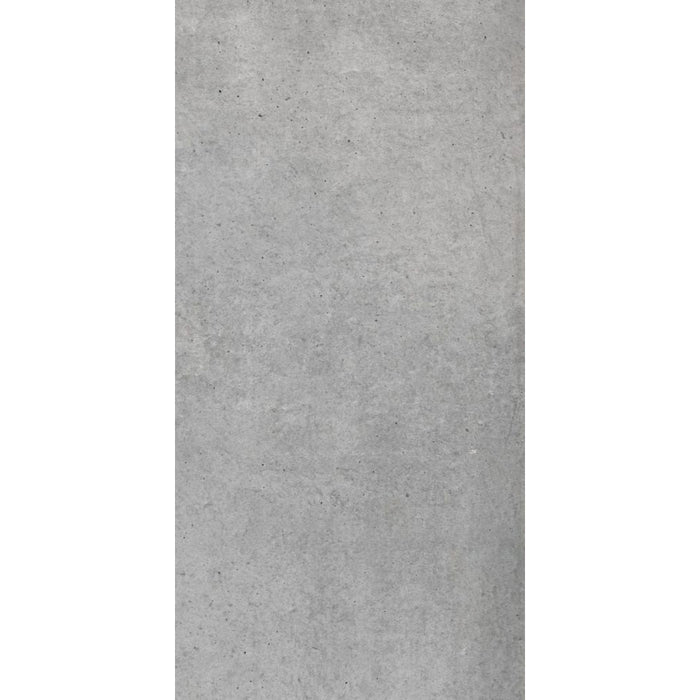 Elysium - Plain Series - 12 in. x 24 in. Matte Rectified Porcelain Tile - Cinder