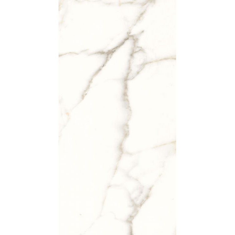 Elysium - Trilogy 12 in. x 24 in. Rectified Porcelain Tile - Calacatta White Lux