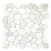 Emser Tile - Cultura 12" x 12" Pebbles Mosaic - White