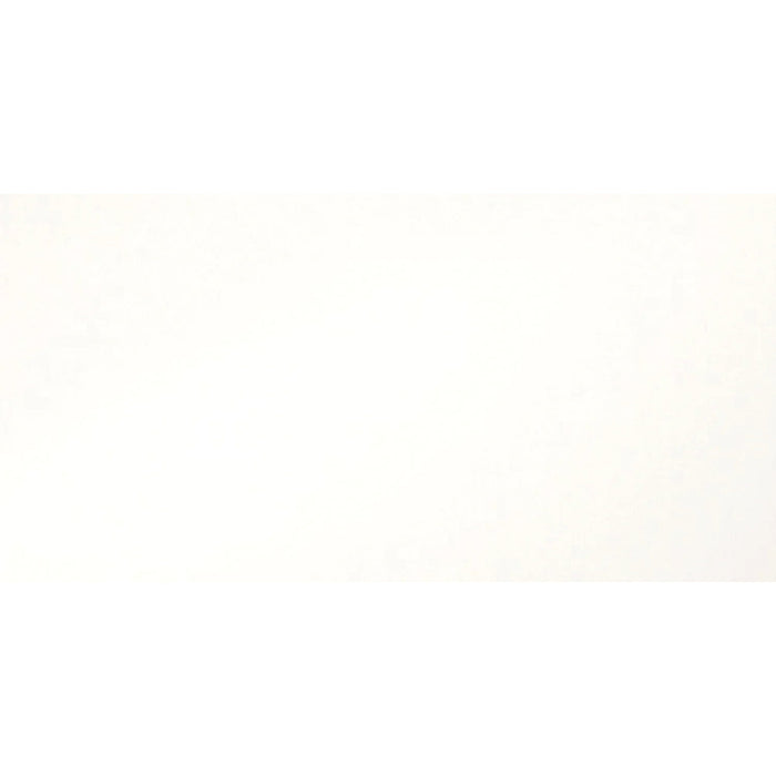 Emser Tile - Times Square 12" x 24" Glazed Porcelain Tile - Polished White