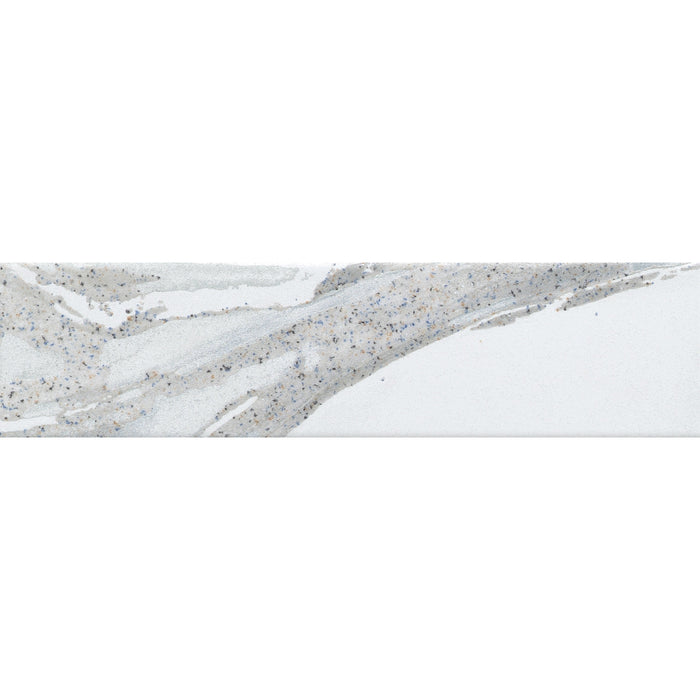 Emser Tile - Amala - 3 in. x 12 in. Porcelain Wall Tile - Cloud