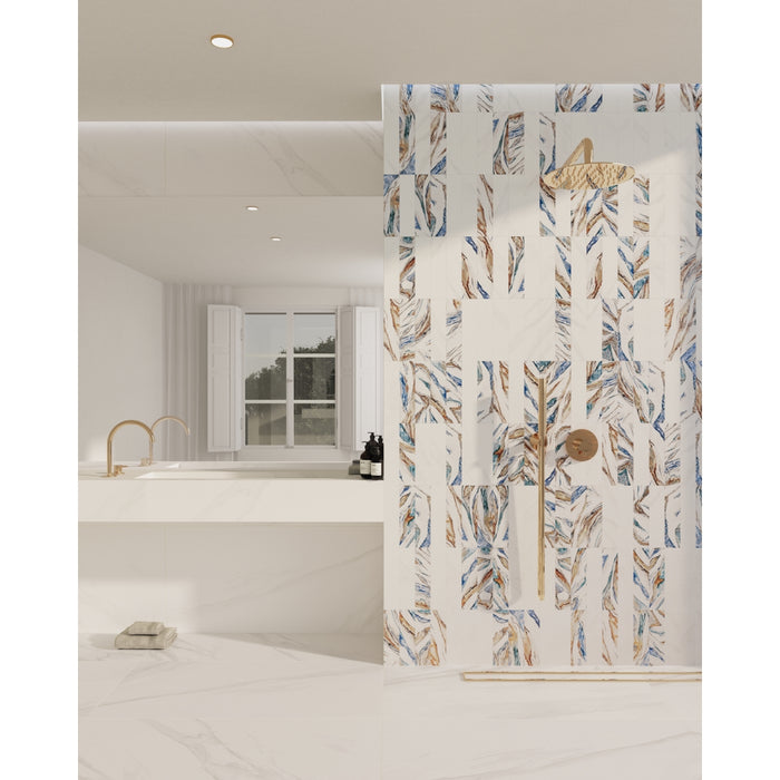 Emser Tile - Amala - 3 in. x 12 in. Porcelain Wall Tile - Desert Installed