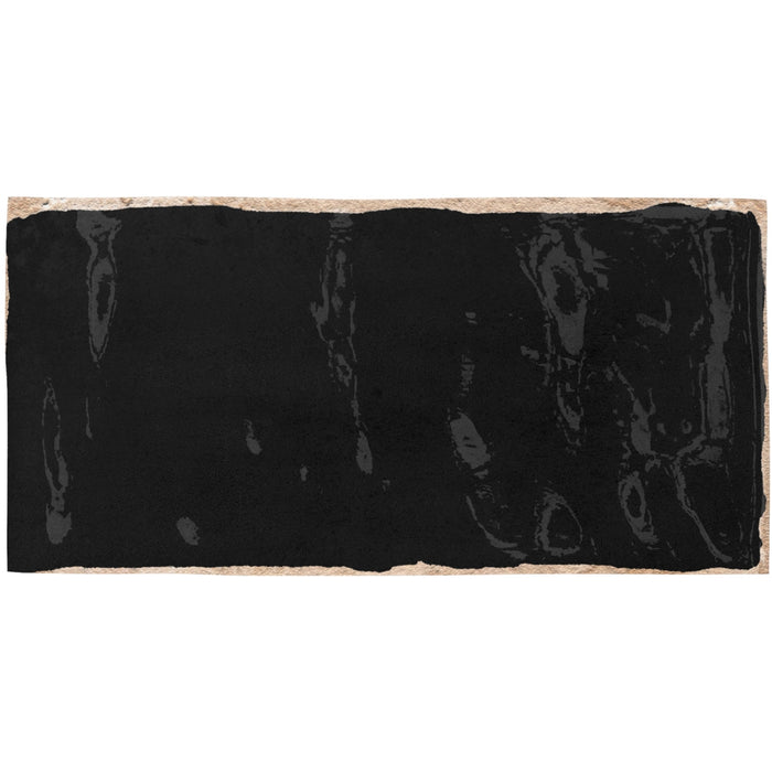 Emser Tile - Antigo - 2 in. x 5 in. Ceramic Wall Tile - Jet