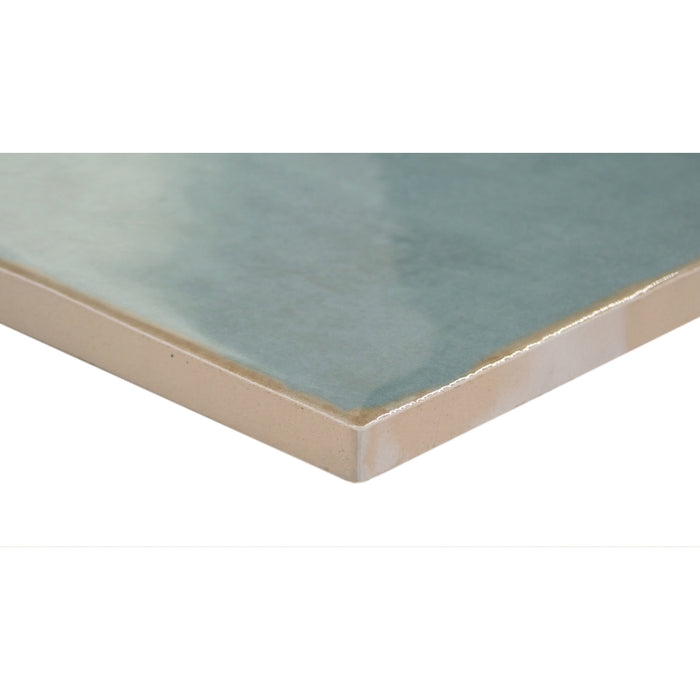 Emser Tile - Antigo - 5 in. x 5 in. Ceramic Wall Tile - Mist Close View