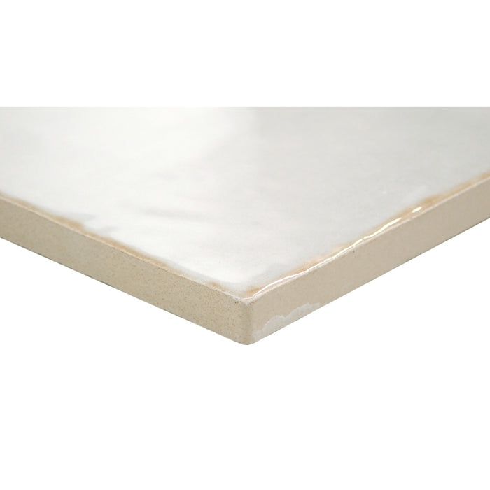 Emser Tile - Antigo - 5 in. x 5 in. Ceramic Wall Tile - Vanilla Close View