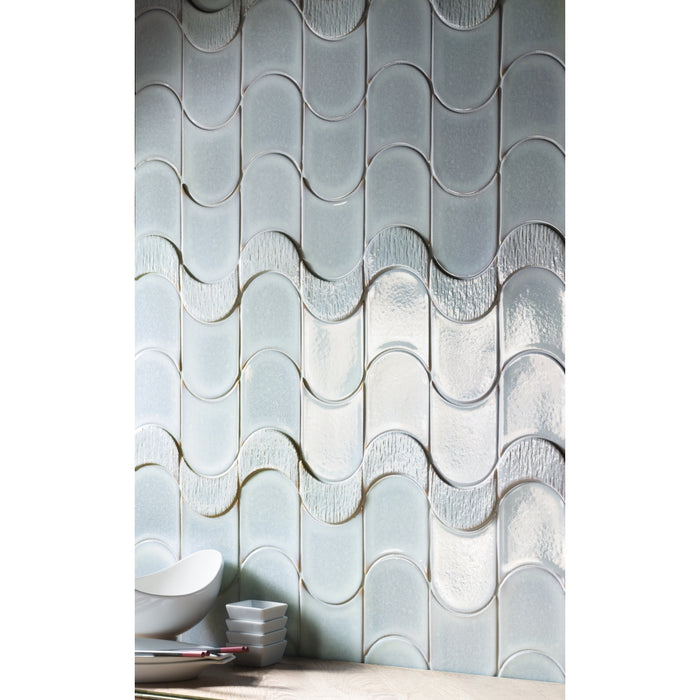 Emser Tile - Martel - 4 in. x 4 in. Porcelain Wall Tile - River Installed