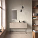 Emser Tile - Parati - 24 in. x 47 in. Deco Porcelain Wall Tile - Aurora Installed