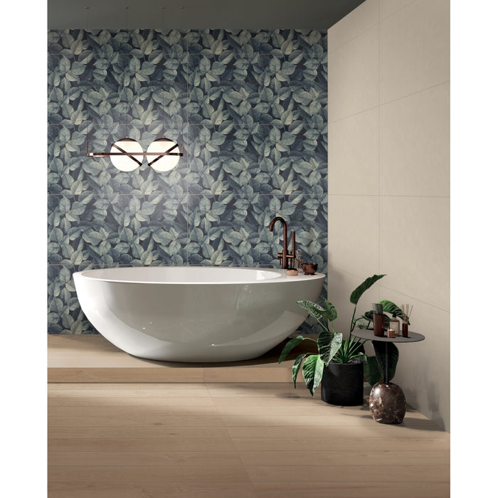Emser Tile - Piante - 23 in. x 47 in. Porcelain Wall Tile - Jungle Installed 3