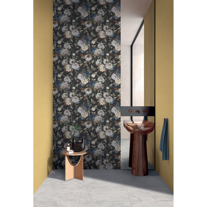 Emser Tile - Piante - 23 in. x 47 in. Porcelain Wall Tile - Romantic Installed 4