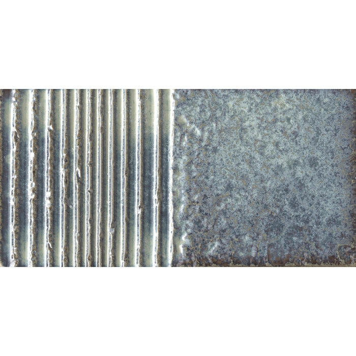 Emser Tile - Texturo - 4 in. x 8 in. Rift Porcelain Wall Tile - Cobalt