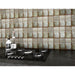 Emser Tile - Texturo - 4 in. x 8 in. Rift Porcelain Wall Tile - Cobalt Installed