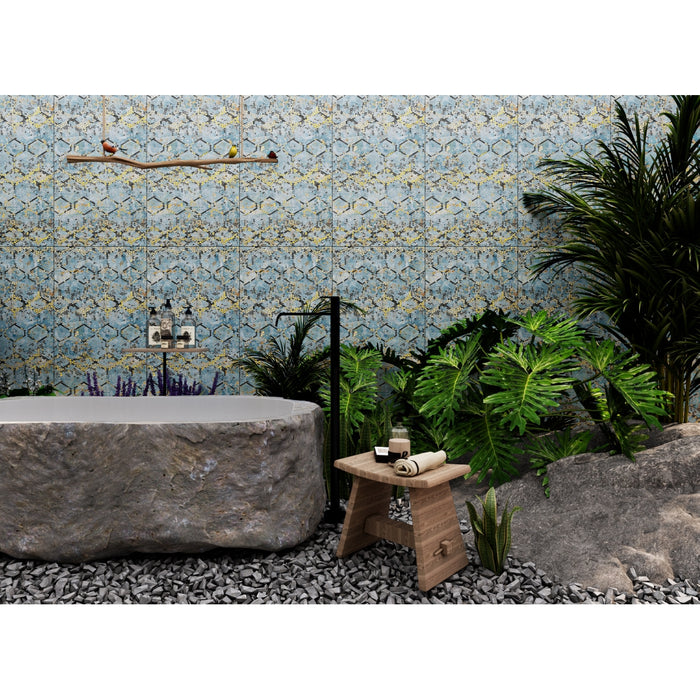 Emser Tile - Zambia - 24 in. x 47 in. Porcelain Wall Tile - Python room