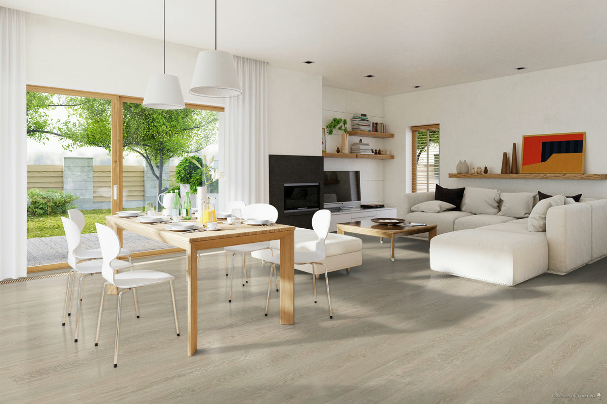 Engineered Floors - Atmosphere Collection - 7 in. x 48 in. - Aurora Installed