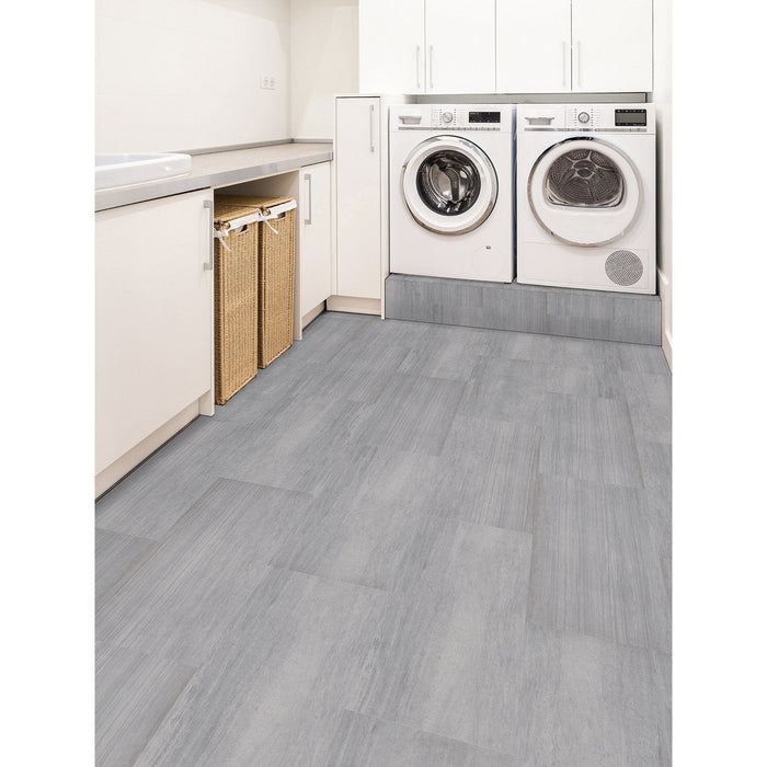 Engineered Floors - Cornerstone Collection - 12 in. x 24 in. - Grey Haven Installed