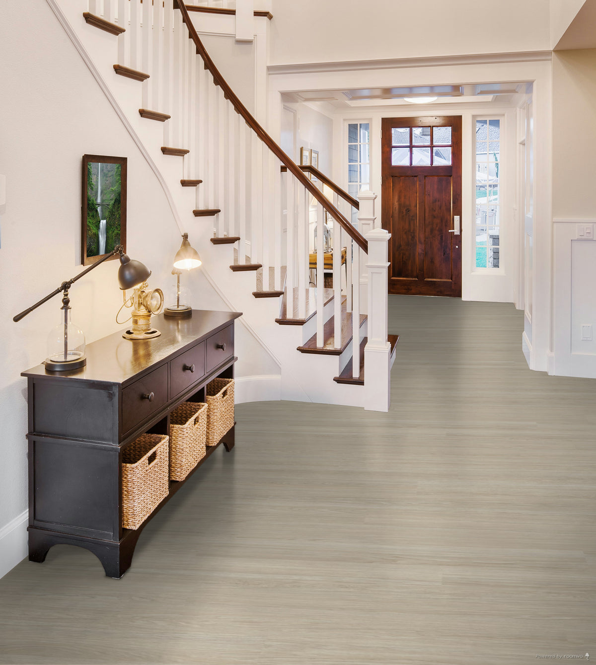 Engineered Floors - Rejuvenate Collection - 7 in. x 48 in. - Cashmere Installed