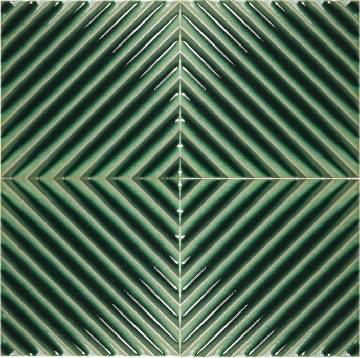 Soci Tile - D' Autore 5" x 5" Tile - Enzo Olive Glossy