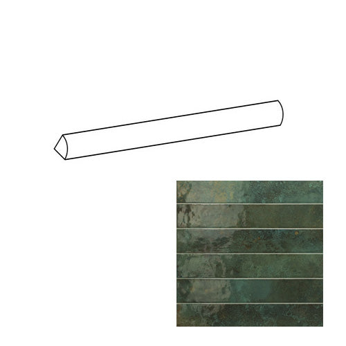 Equipe - Bali - .5" x 8" Jolly Trim Tile - Isle of Pines