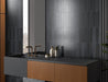 MTD - Bamboo Collection - 2.5 in. x 9 in. Porcelain Tile - Antracita Installed