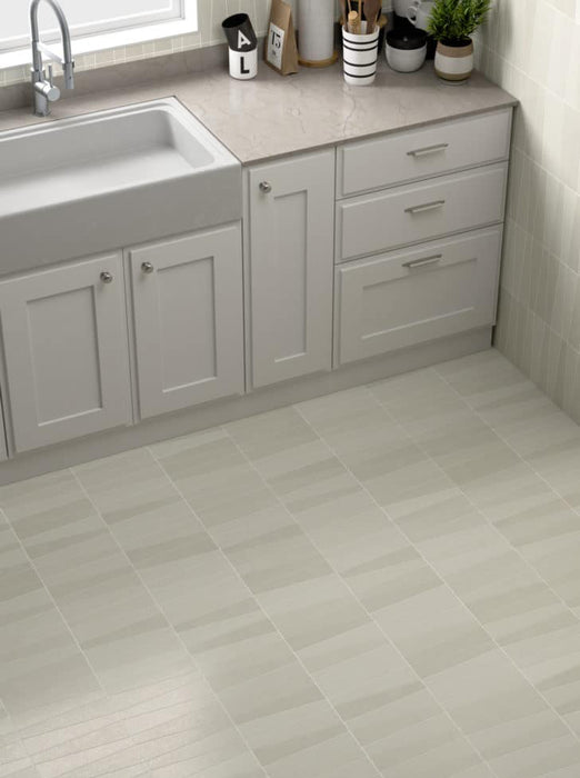 MTD - Bamboo Collection - 2.5 in. x 9 in. Porcelain Tile - Arena Installed