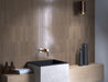 MTD - Bamboo Collection - 2.5 in. x 9 in. Porcelain Tile - Chocolate Installed