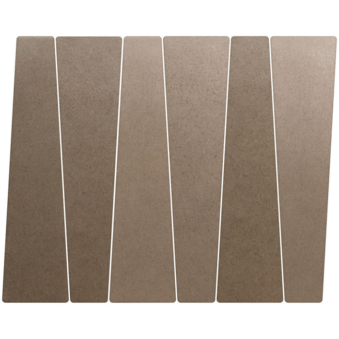 MTD - Bamboo Collection - 2.5 in. x 9 in. Porcelain Tile - Chocolate