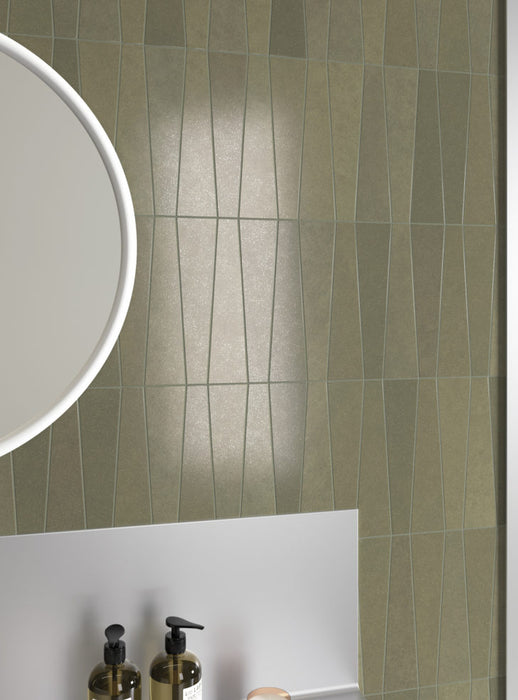 MTD - Bamboo Collection - 2.5 in. x 9 in. Porcelain Tile - Musgo Installed