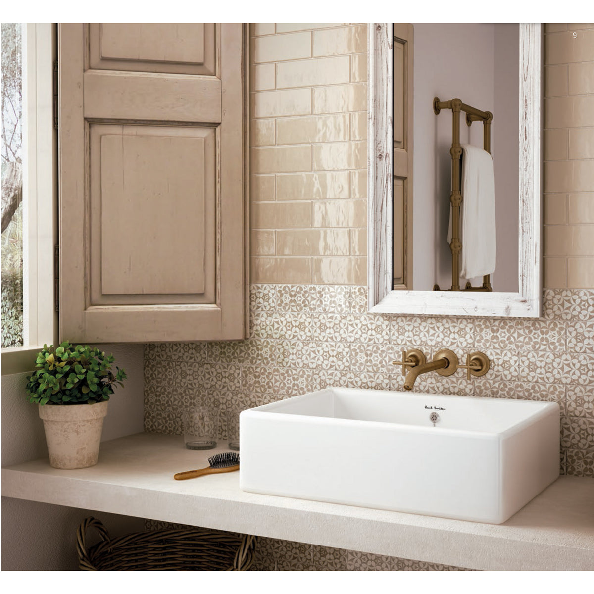 Equipe - Country Collection - 2.5&quot; x 8&quot; Wall Tile - Vison Installed