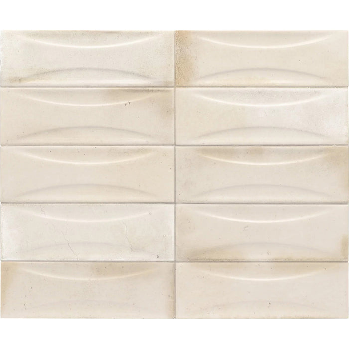 Equipe - Hanoi 2 1/2" x 8" Ceramic Tile - Arco White