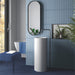 Equipe - Hopp Collection - 2" x 16" Wall Tile - Bro Blue Installled