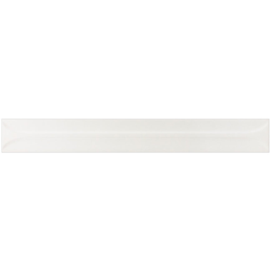 Equipe - Hopp Collection - 2&quot; x 16&quot; Wall Tile - Bro White