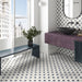 Equipe - Kasbah Collection - 1 in. x 1 in. Porcelain Tile - Blue Night Matte Room Scene