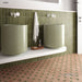 Equipe - Kasbah Collection - 1 in. x 1 in. Porcelain Tile - Verd Matte Room Scene